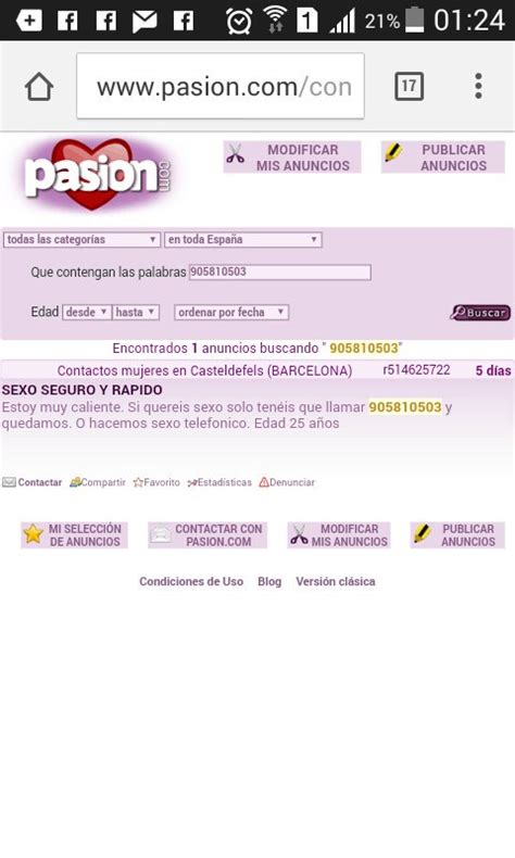 contactos passion